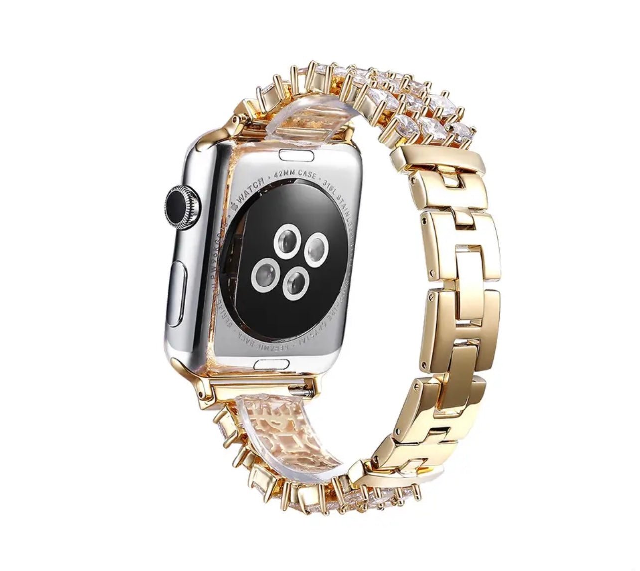 Luxury Diamond Apple Watch Band - 1st Lady House of Style