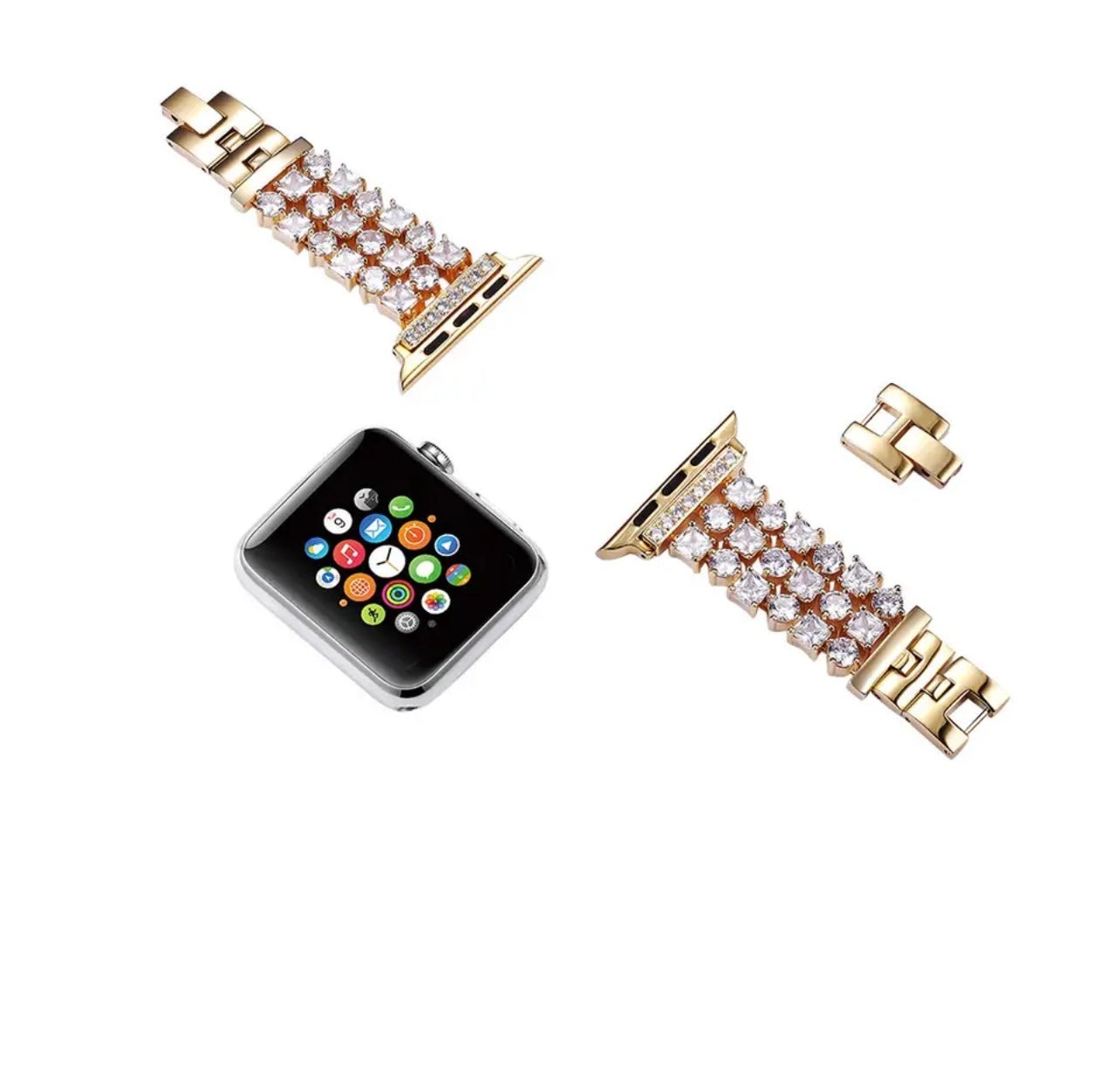 Luxury Diamond Apple Watch Band - 1st Lady House of Style