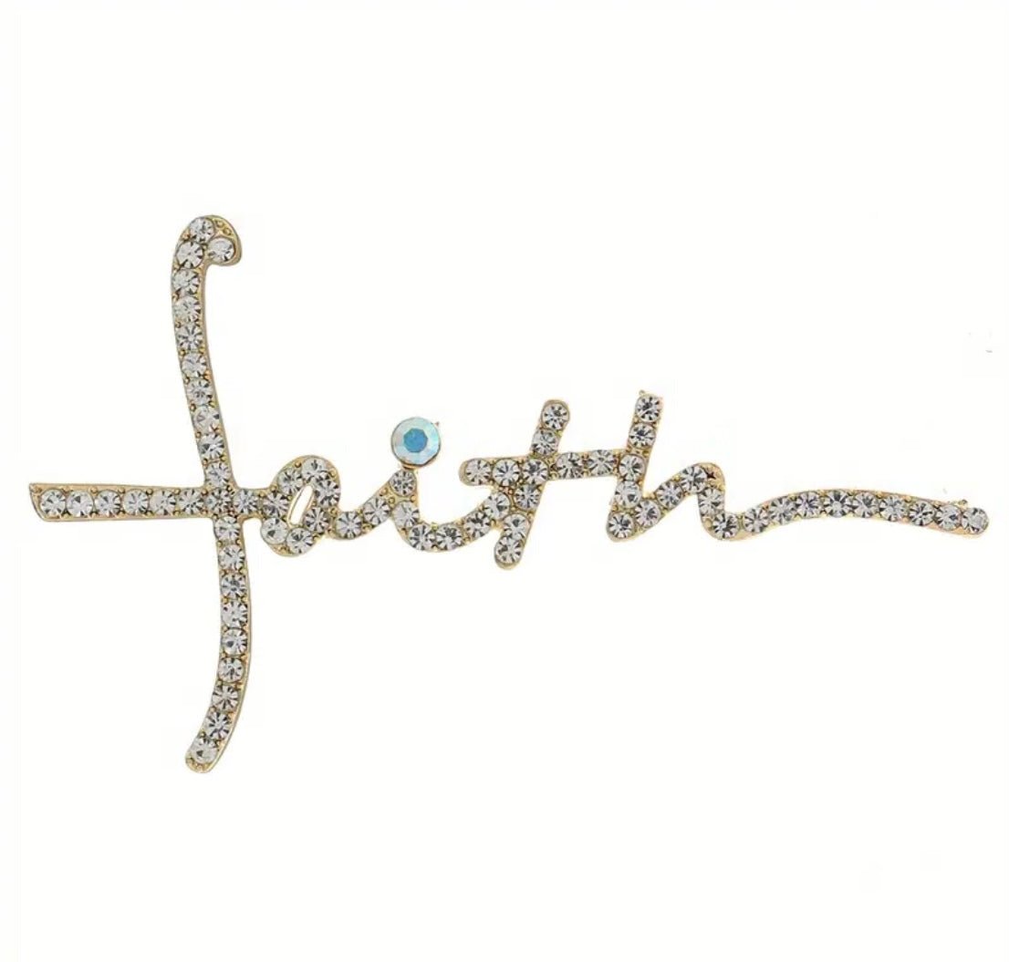 Faith Brooch Pin - 1st Lady House of Style